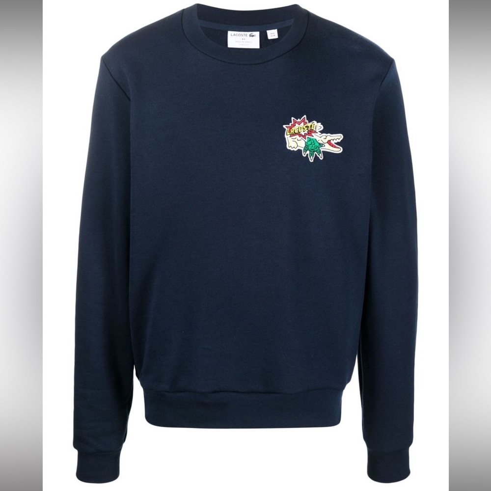 polo lacoste navy blue